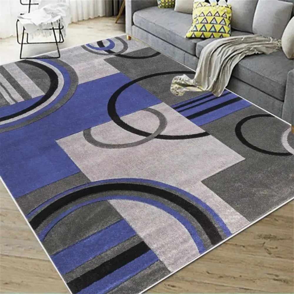 Nordic Abstract Geometric Carpet