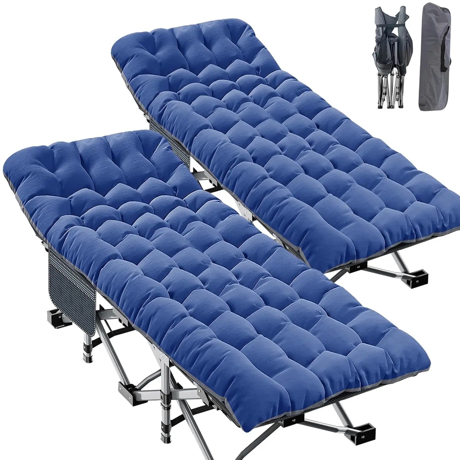 Oversized Folding Bed with Mattress Pad