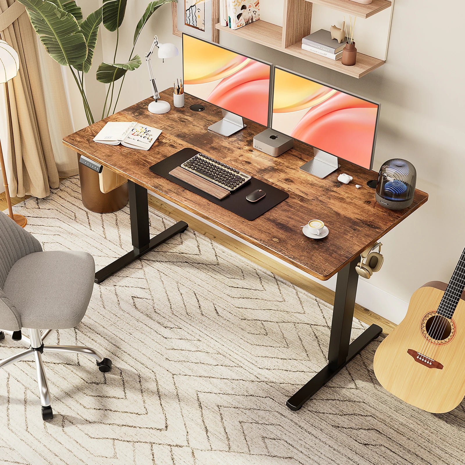 Adjustable Electric Standing Computer Desk
