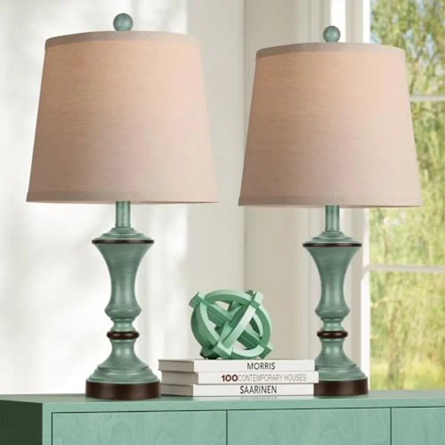 Rustic Retro Table Lamps Set of 2