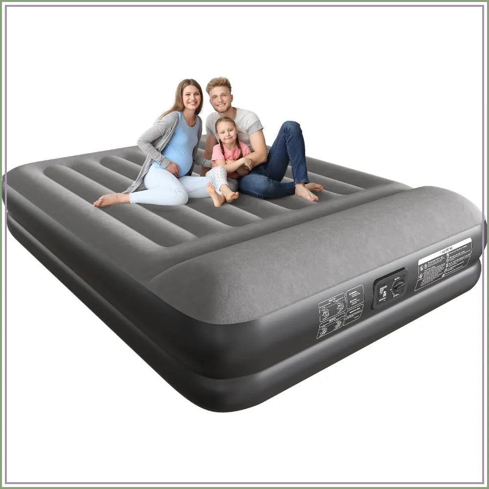 Queen Air Mattress with Built-in Pump