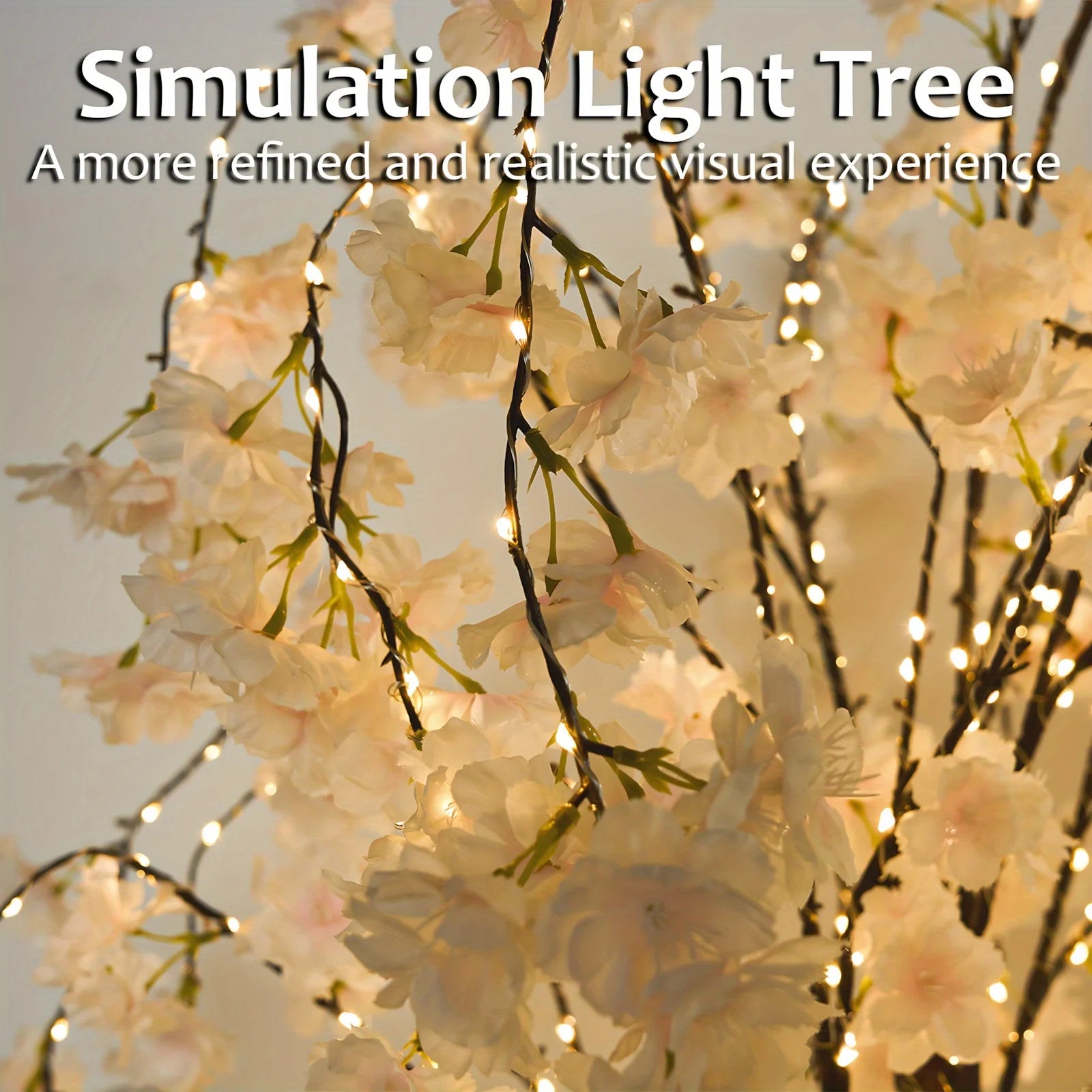 Cherry Blossom 6ft Lighted Tree
