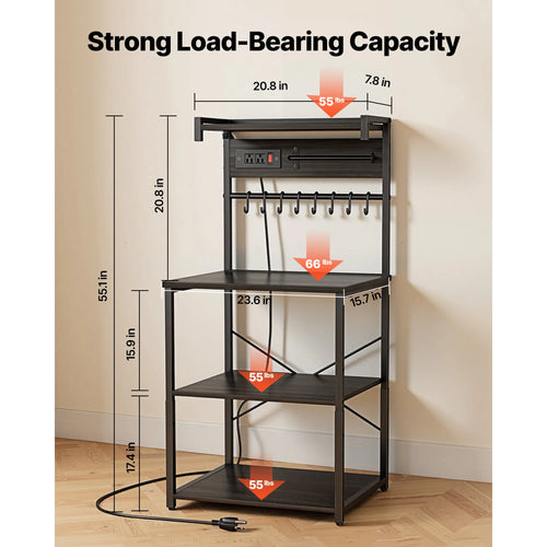 Bakers Rack 23.6 in/31.5 in/35.4 in