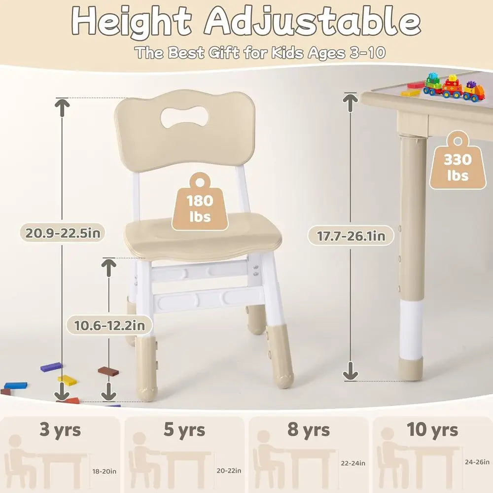 Toddler Table and 4 Chair Set
