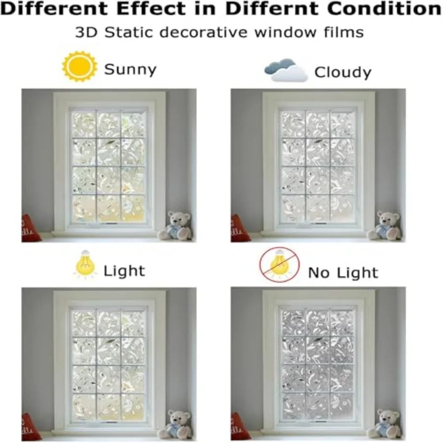 Decorative Window Privacy Stained Glass Window Film
