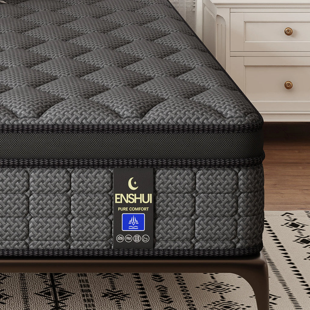 Gel Memory Foam Hybrid Pocket Spring Mattress, 12" and 14"