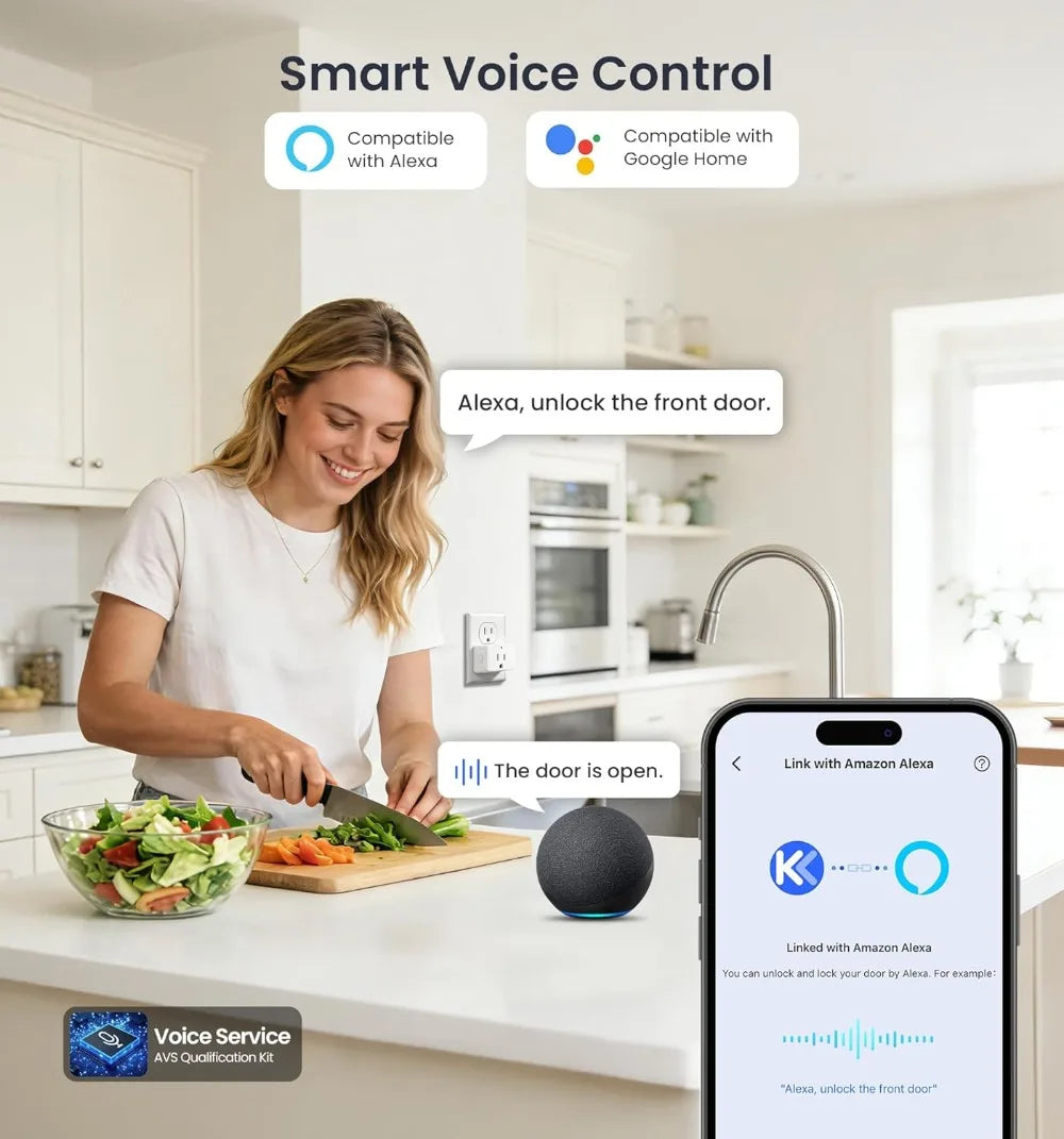 Wi-Fi Keyless Entry Smart Door Lock,