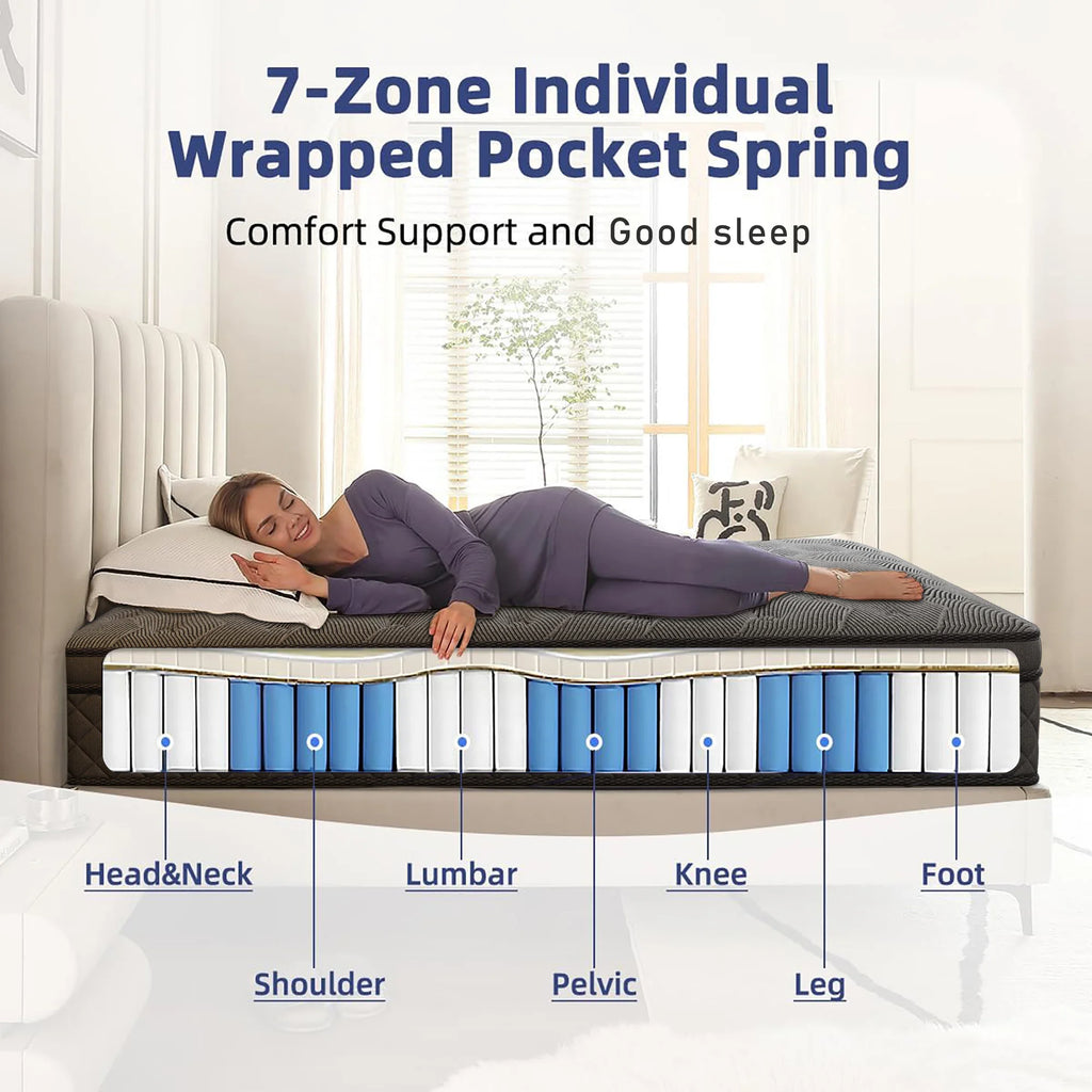LayRoad 12-14inch Memory Foam Mattress