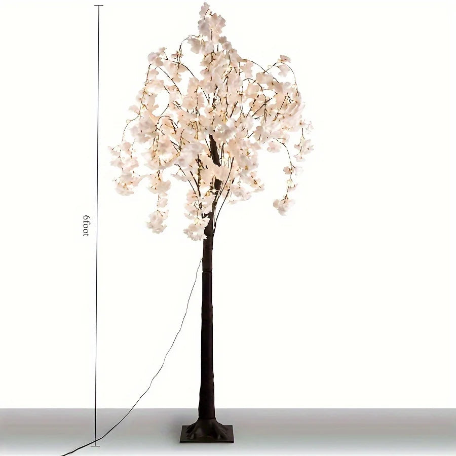 Cherry Blossom 6ft Lighted Tree