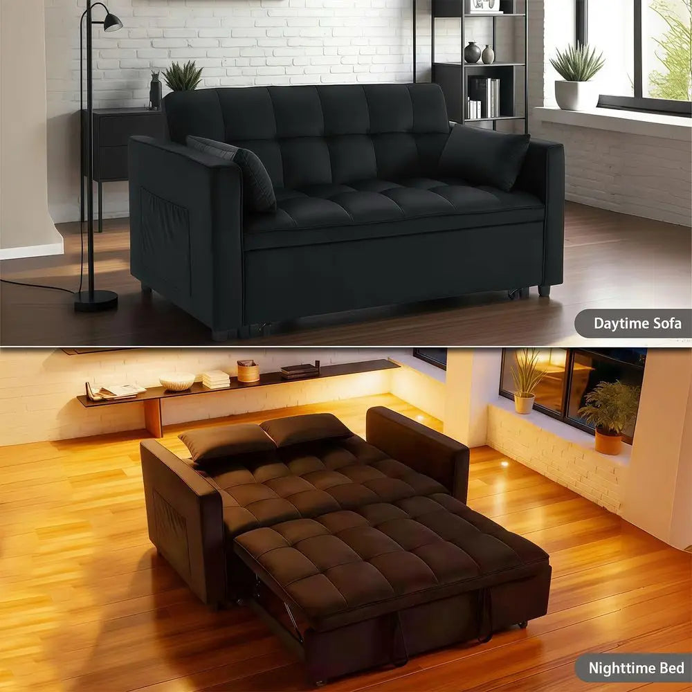 Boneless Convertible Loveseat Sofa