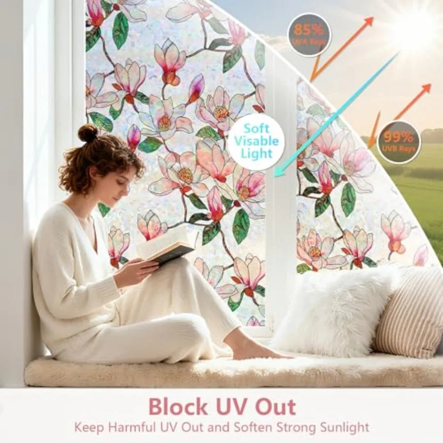Stained Glass Window Privacy Film