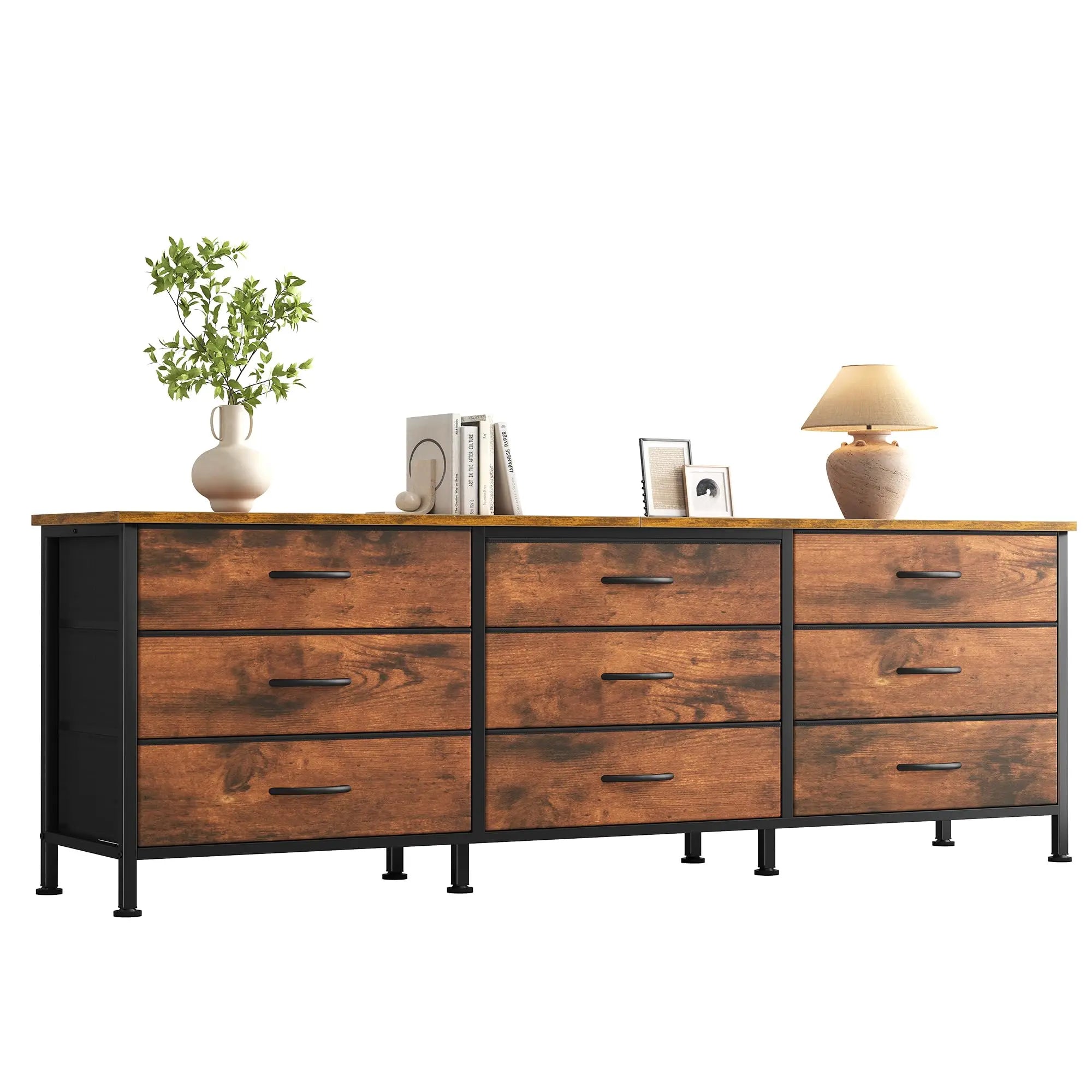Furniture Cabinet with 9 Drawers