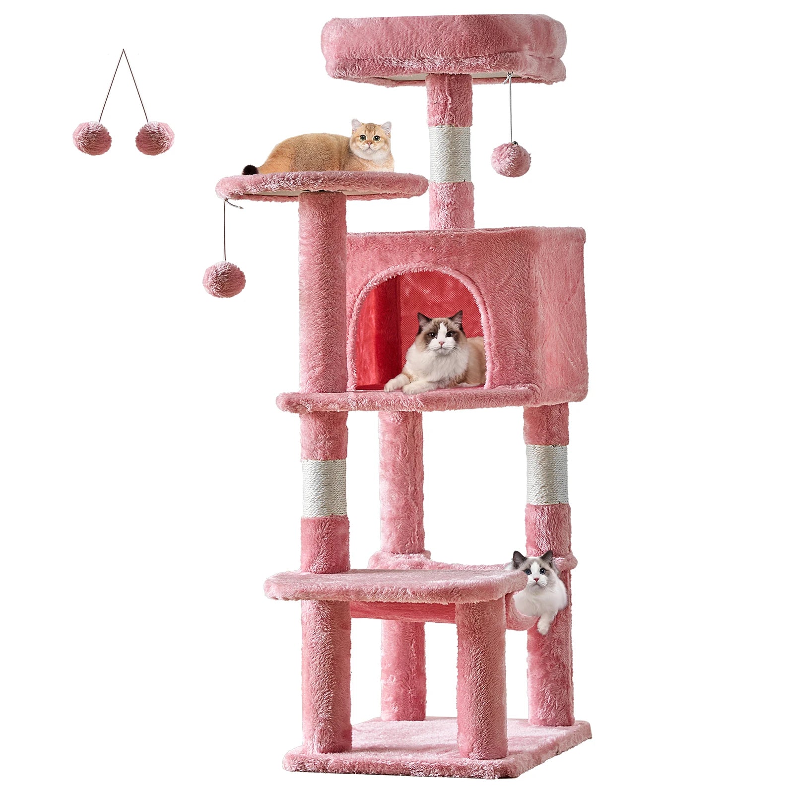 Tall Cat Tree - Multi-Cat Climbing Tower