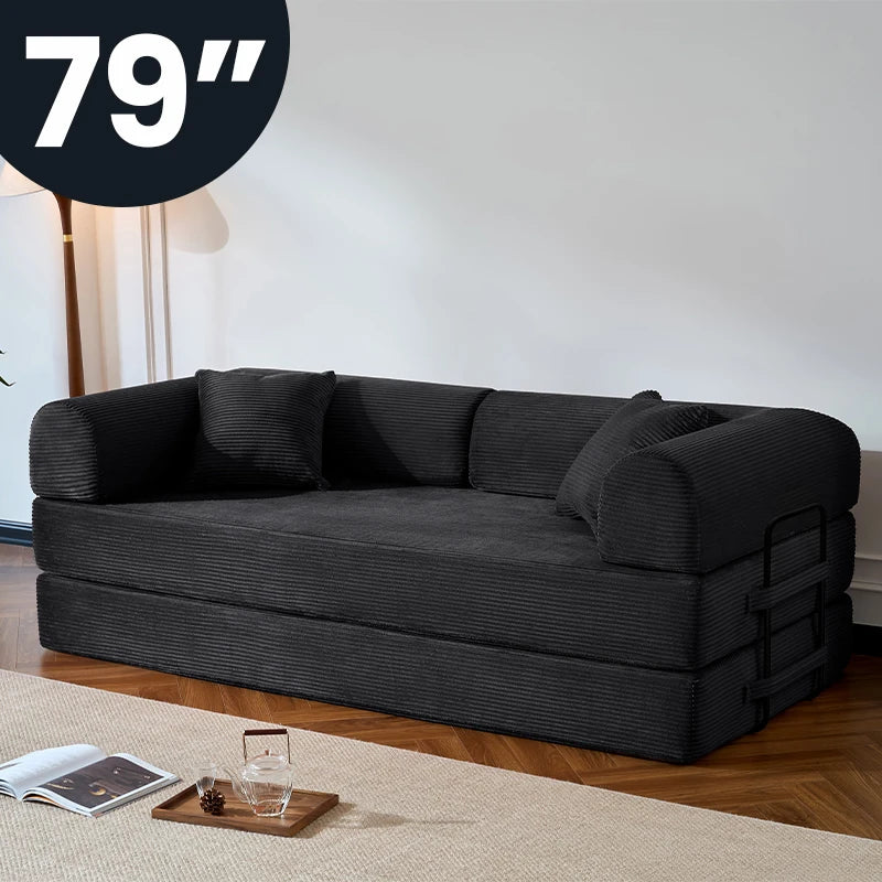 79’’ Folding Convertible Sofa Bed