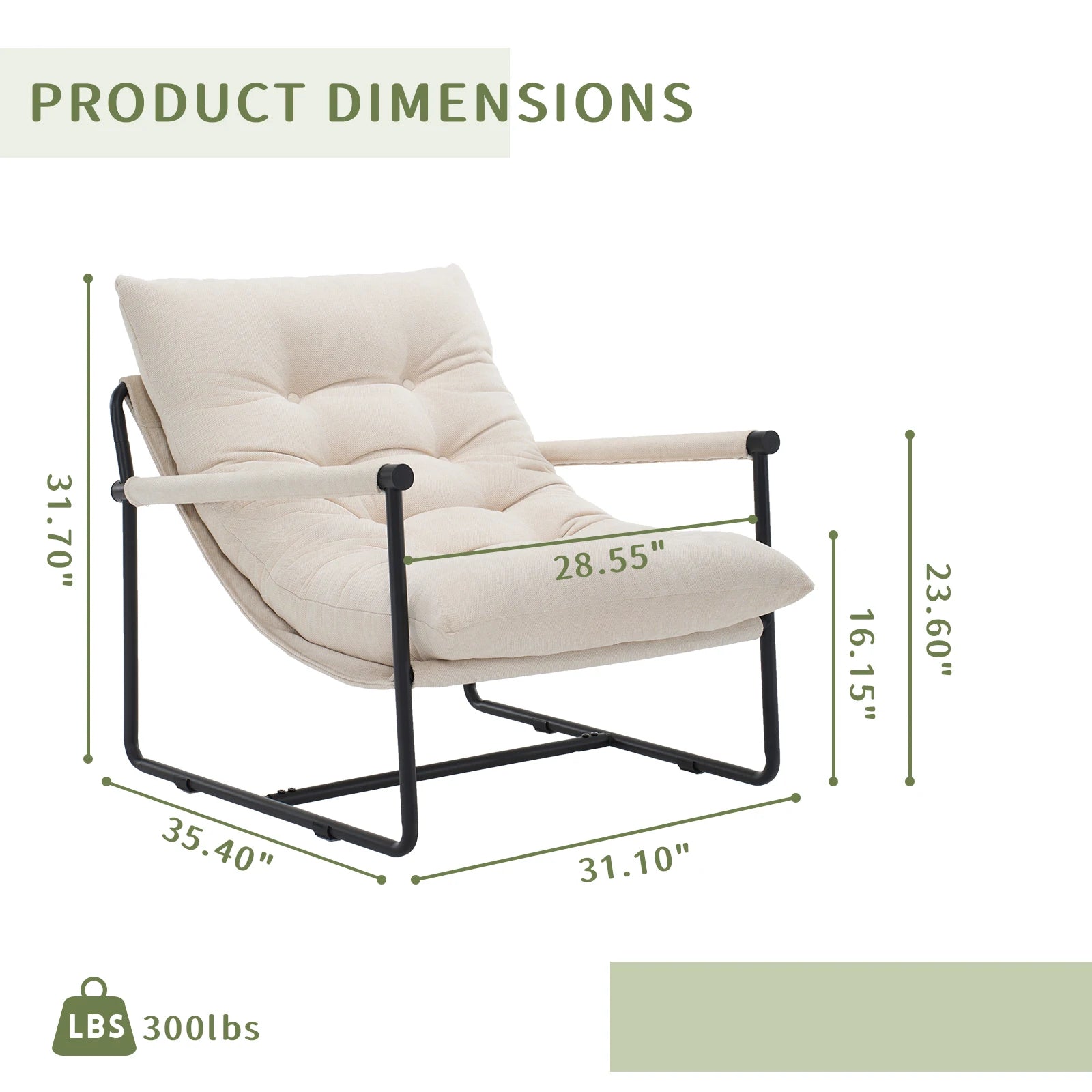 Upholstered Living Room Armchair