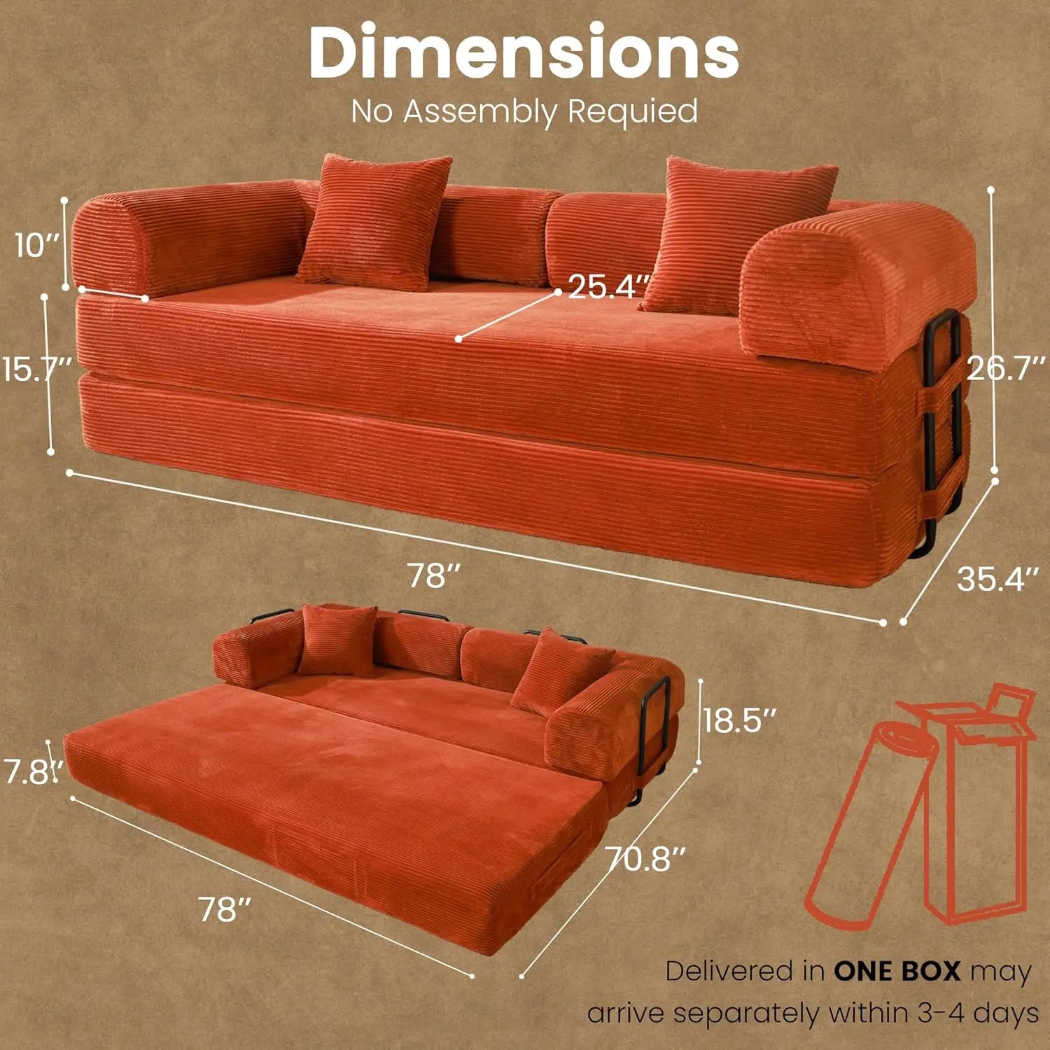 Convertible Sofa Bed