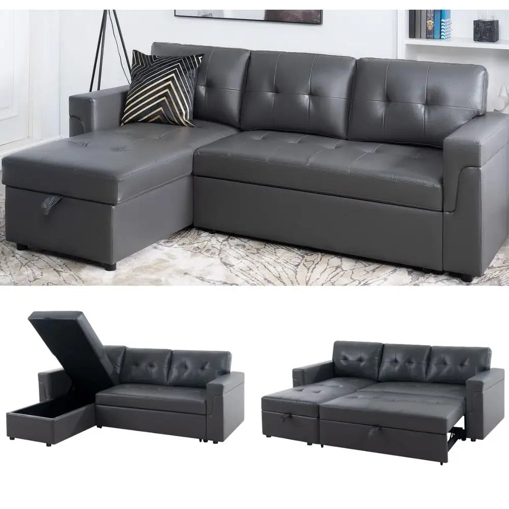L Shaped Sectional Couch with Storage