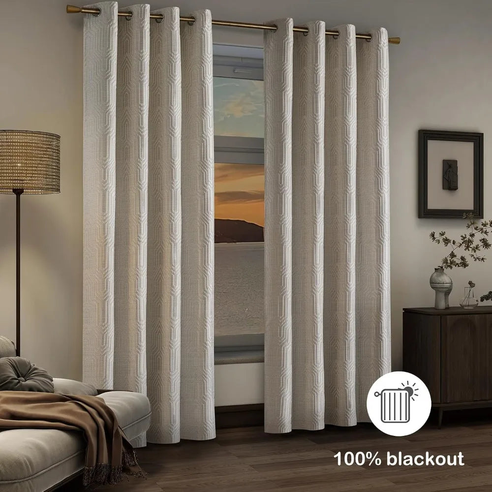 Geometric Thermal Blackout Curtains