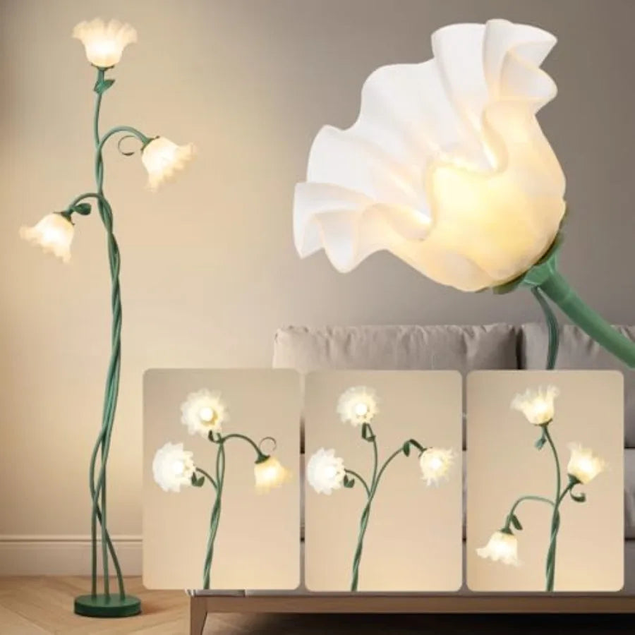 Vintage Flower Floor Lamp