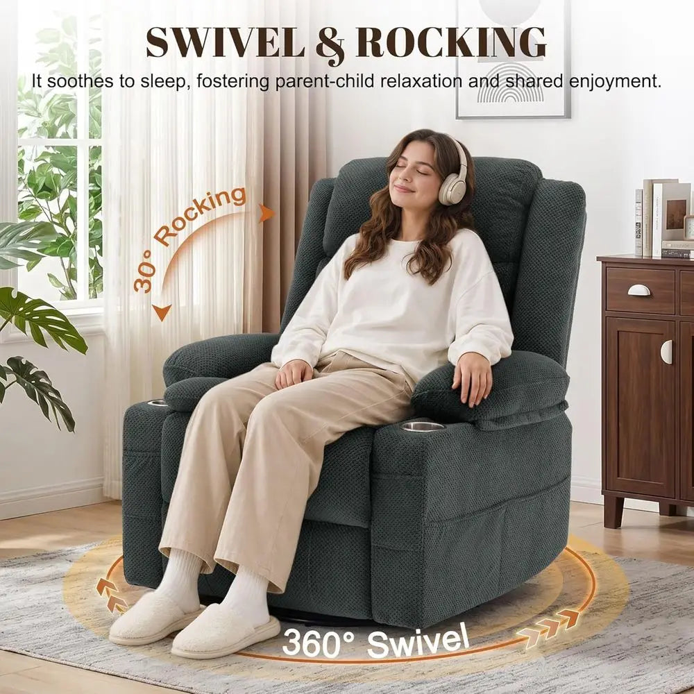 360° Swivel Rocker Recliner