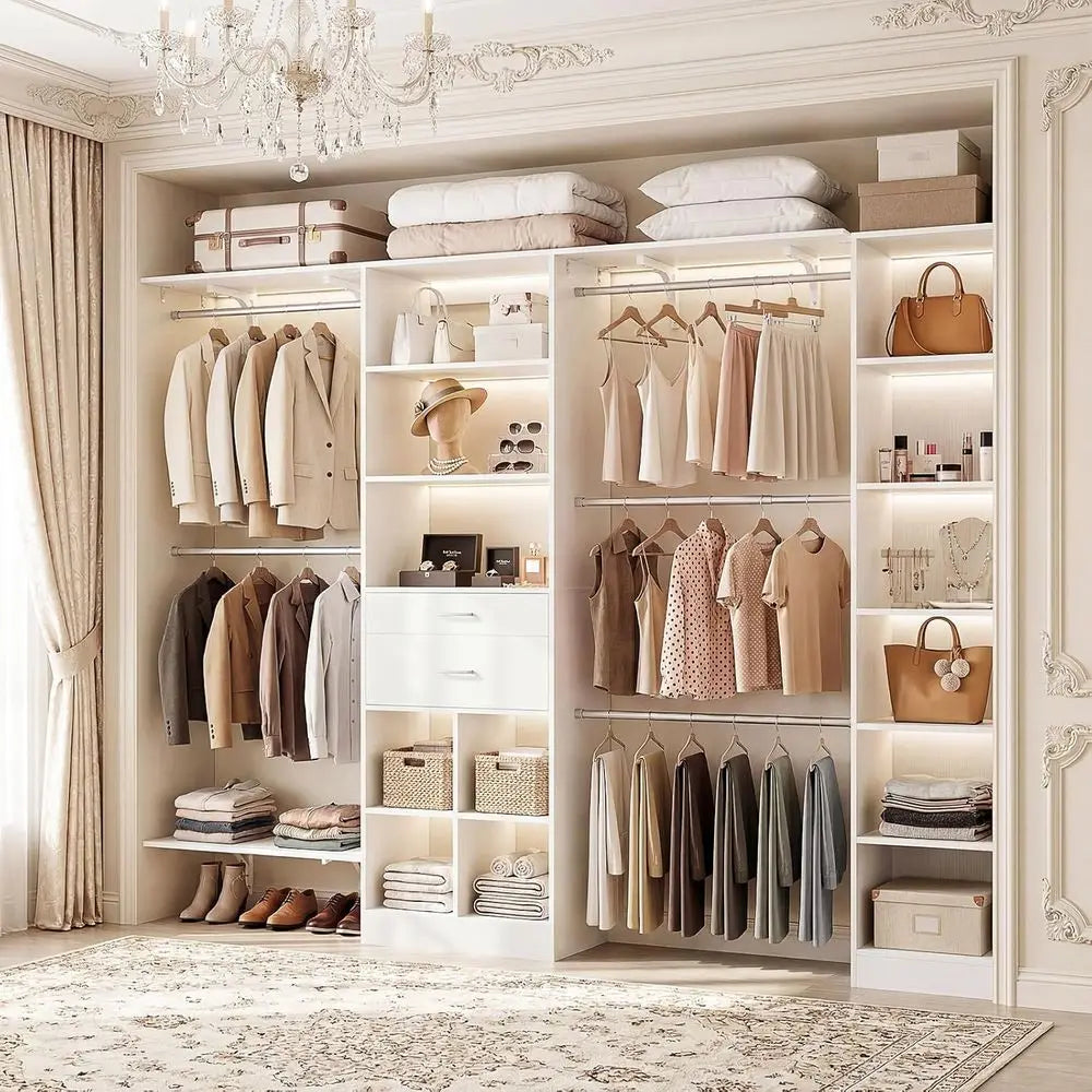 Wooden Closet Organizer System