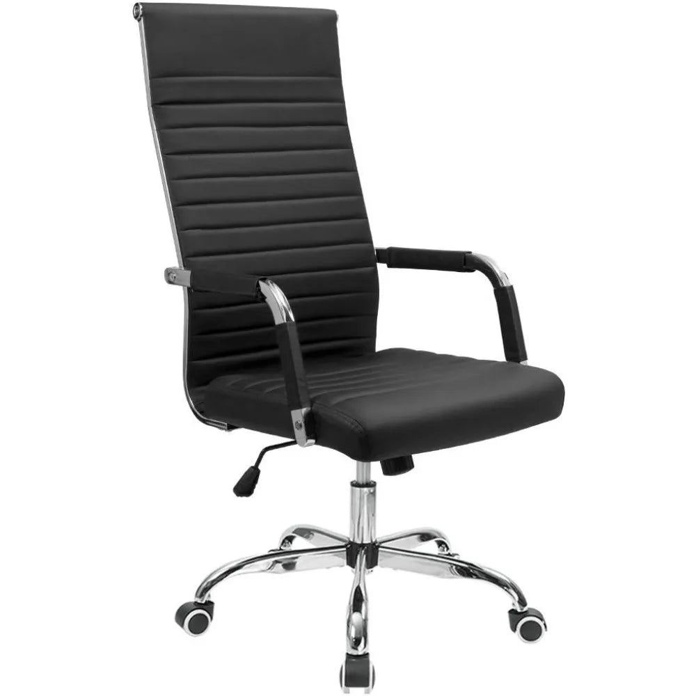 Ribbed High Back Office Chair