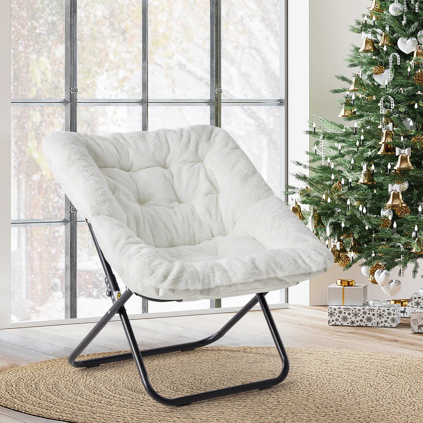 Folding Cozy Saucer Chair