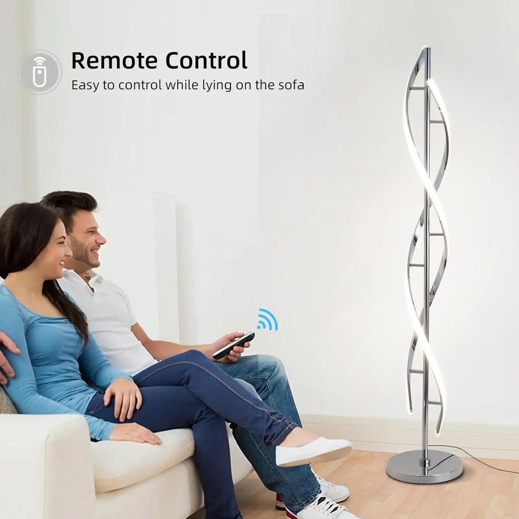 Modern Floor Dimmable Lamp with Remote Control