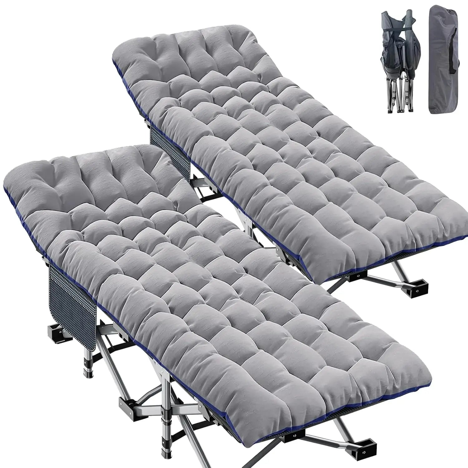 Oversized Folding Bed with Mattress Pad