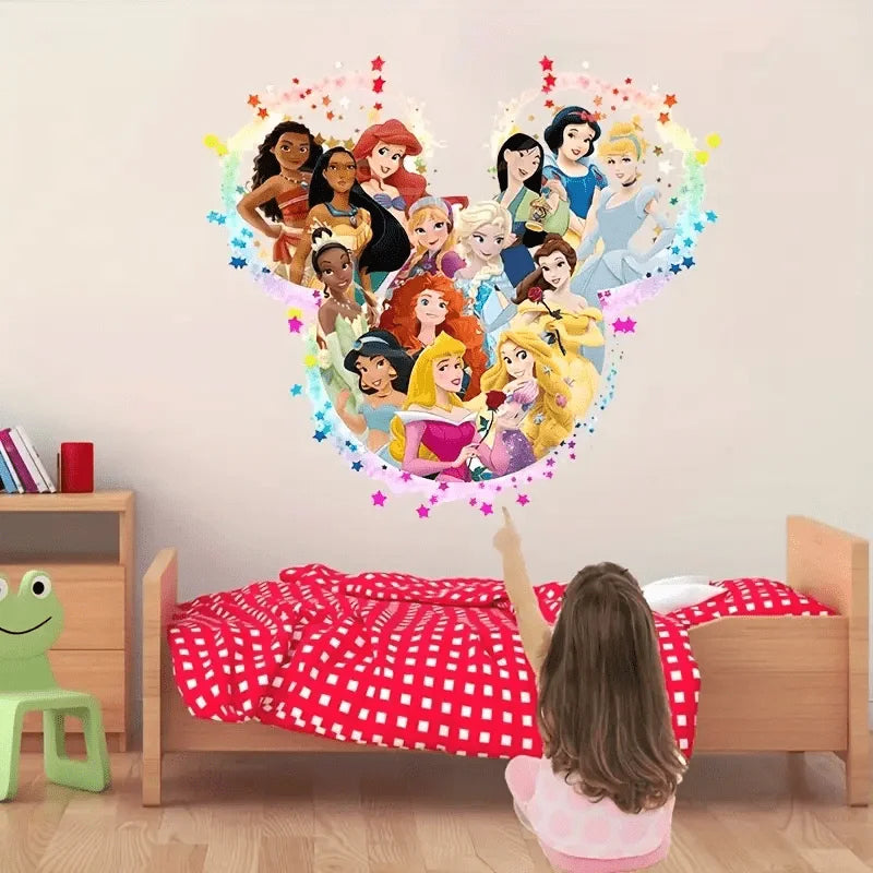 Disney Princesses Heart Wall Sticker