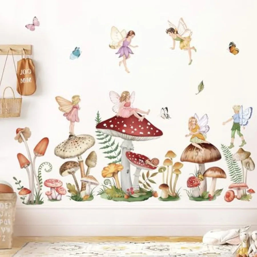 Woodland Mushroom Wall Decals