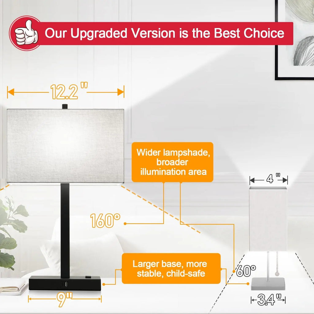 Bedside or Living Room Touch Lamps