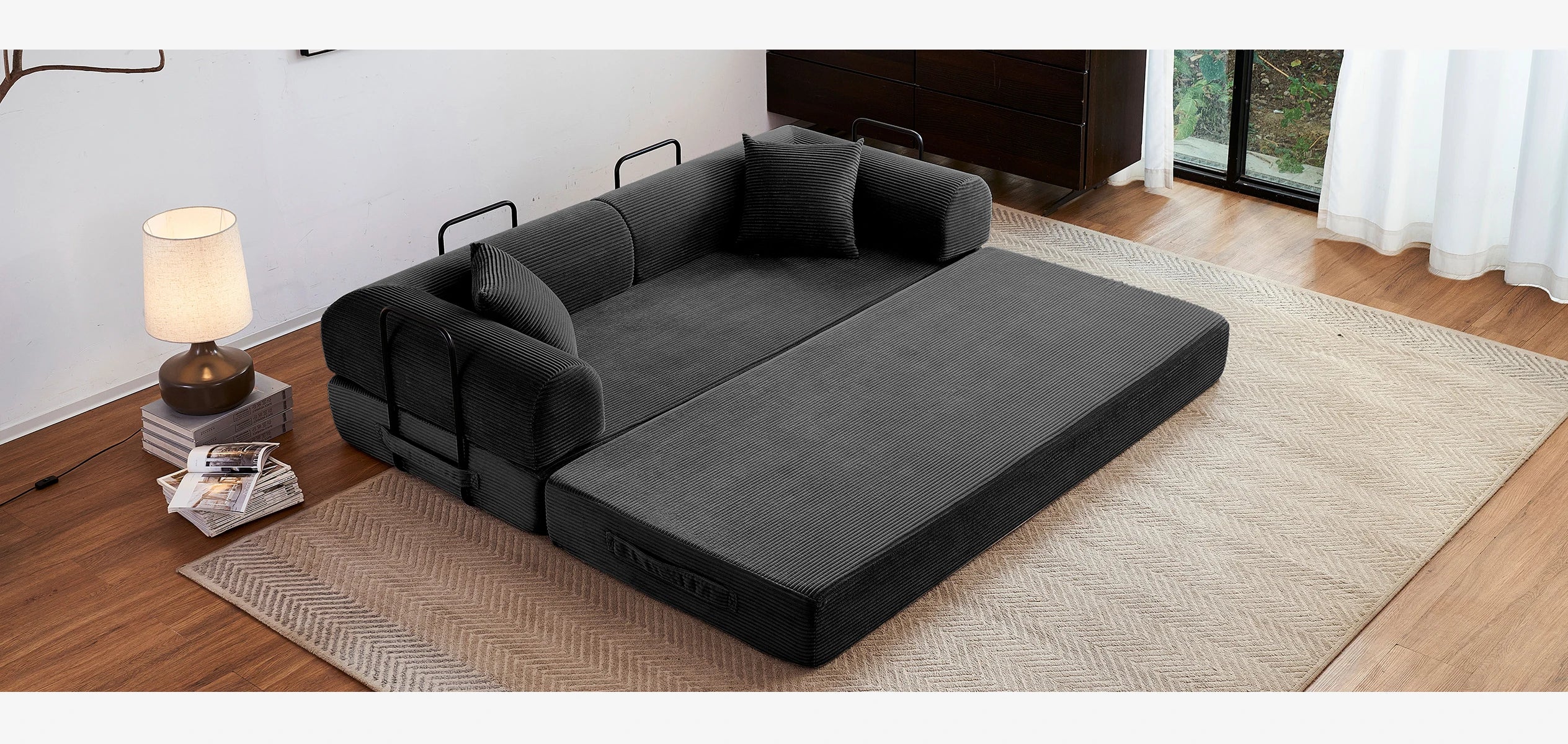 Boneless  Foldable Couch Sleeper Sofa