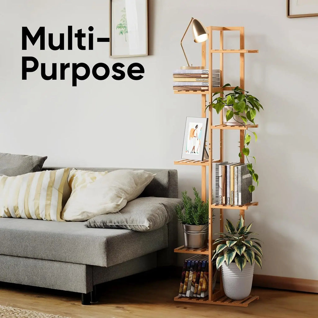 Tall Corner Plant Stand