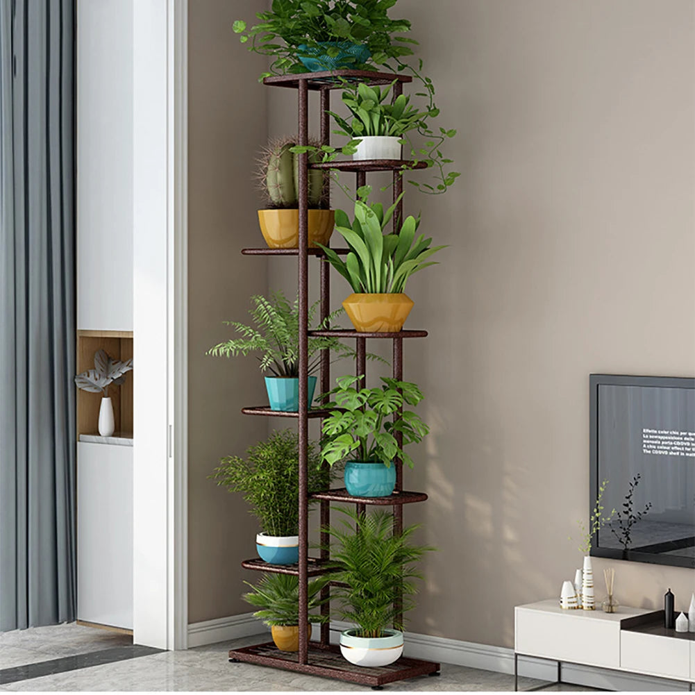 8 Tiered Metal Plant Stand