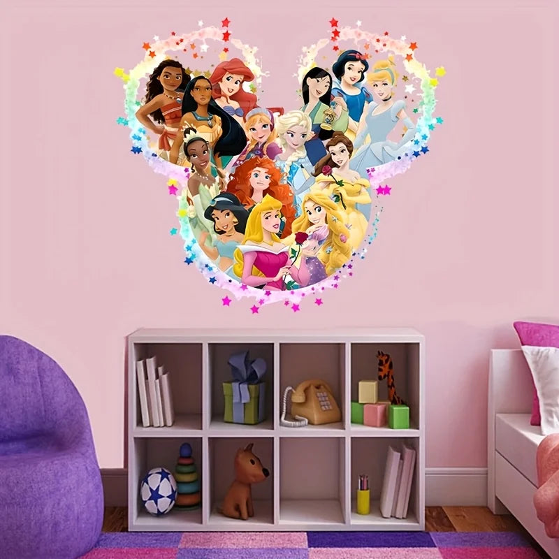 Disney Princesses Heart Wall Sticker