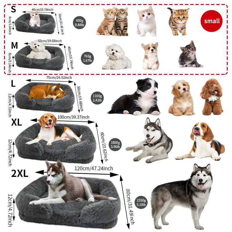 Orthopedic dog bed for large dogs