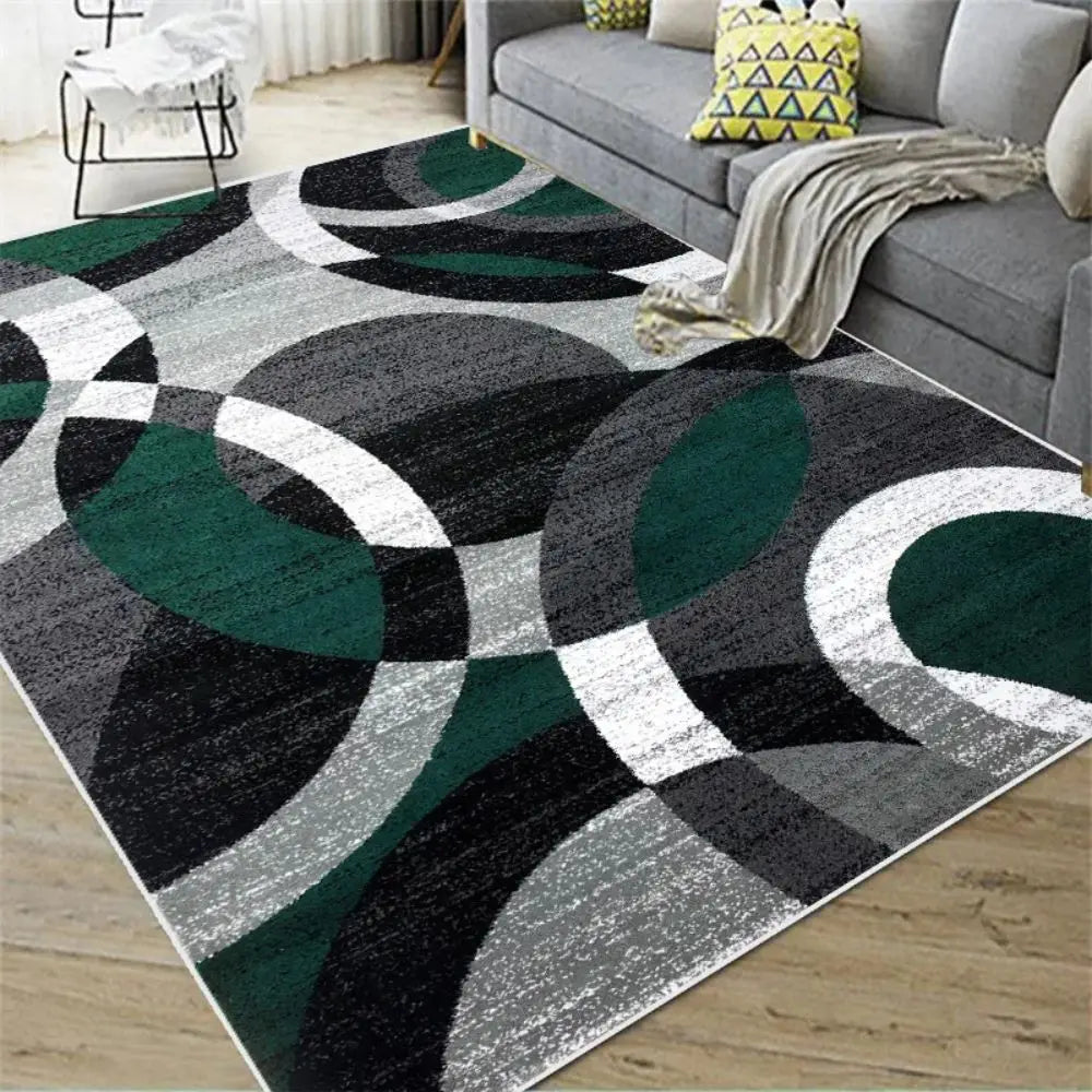 Nordic Abstract Geometric Carpet