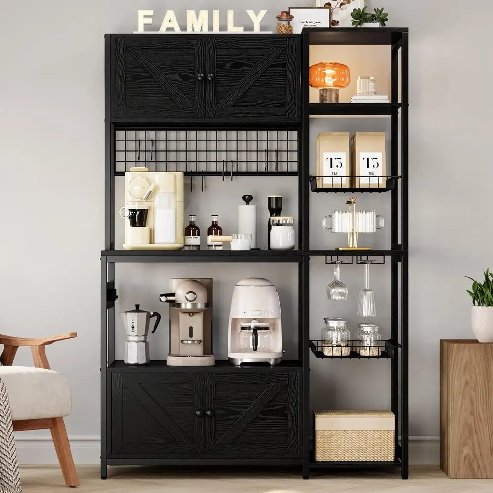 Bakers Rack with Storage