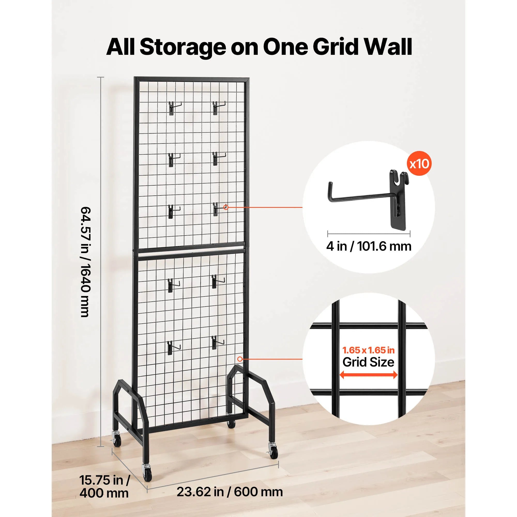Wall Wire Grid Panel