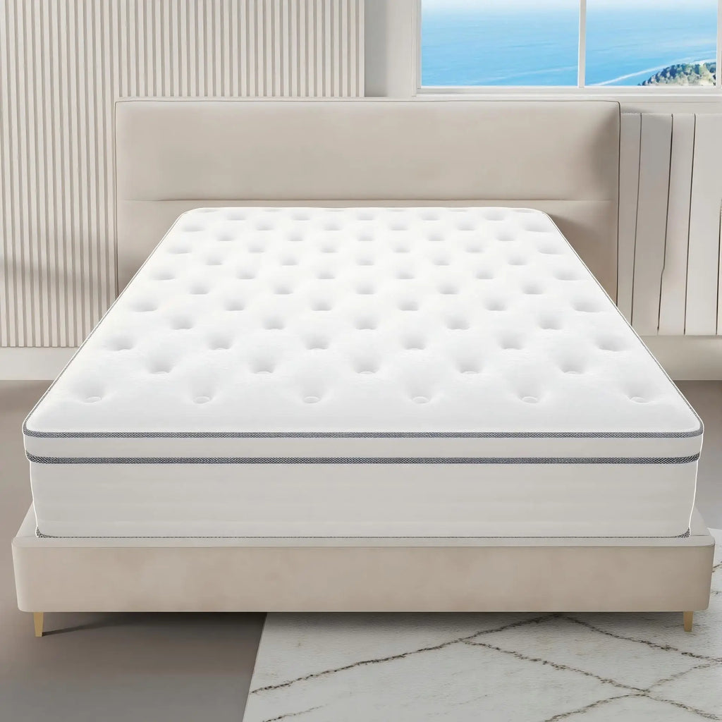 12-14 Inch Hybrid Mattress with Individual Pocket Springs Twin-Full-Queen-King