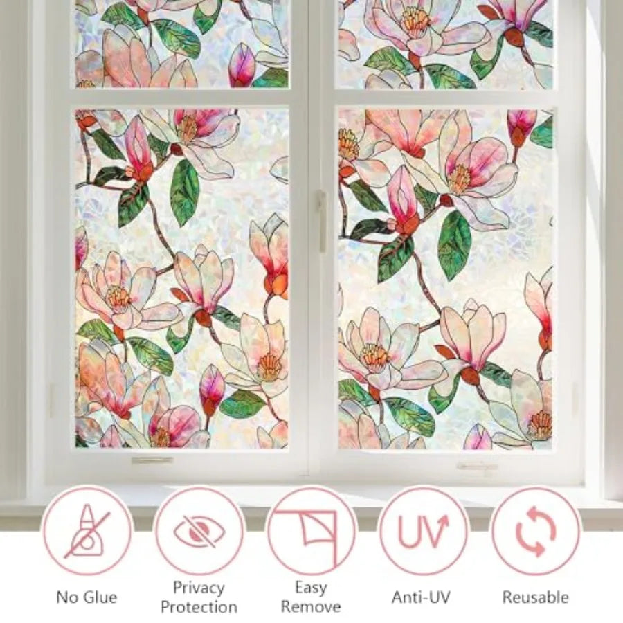 Stained Glass Window Privacy Film