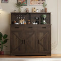 Farmhouse Sideboard Buffet with Barn Doors