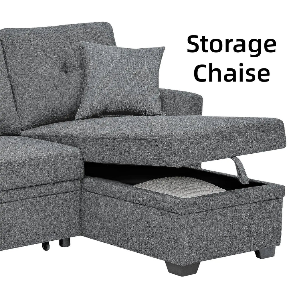 Convertible Sleeper Sofa Bed with Pull Out Couch