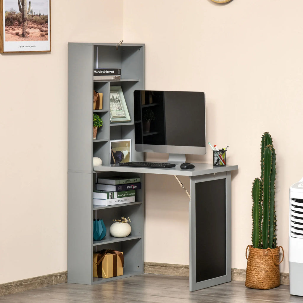 Fold-Out Convertible Office Desk