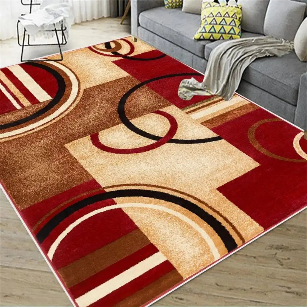 Nordic Abstract Geometric Carpet