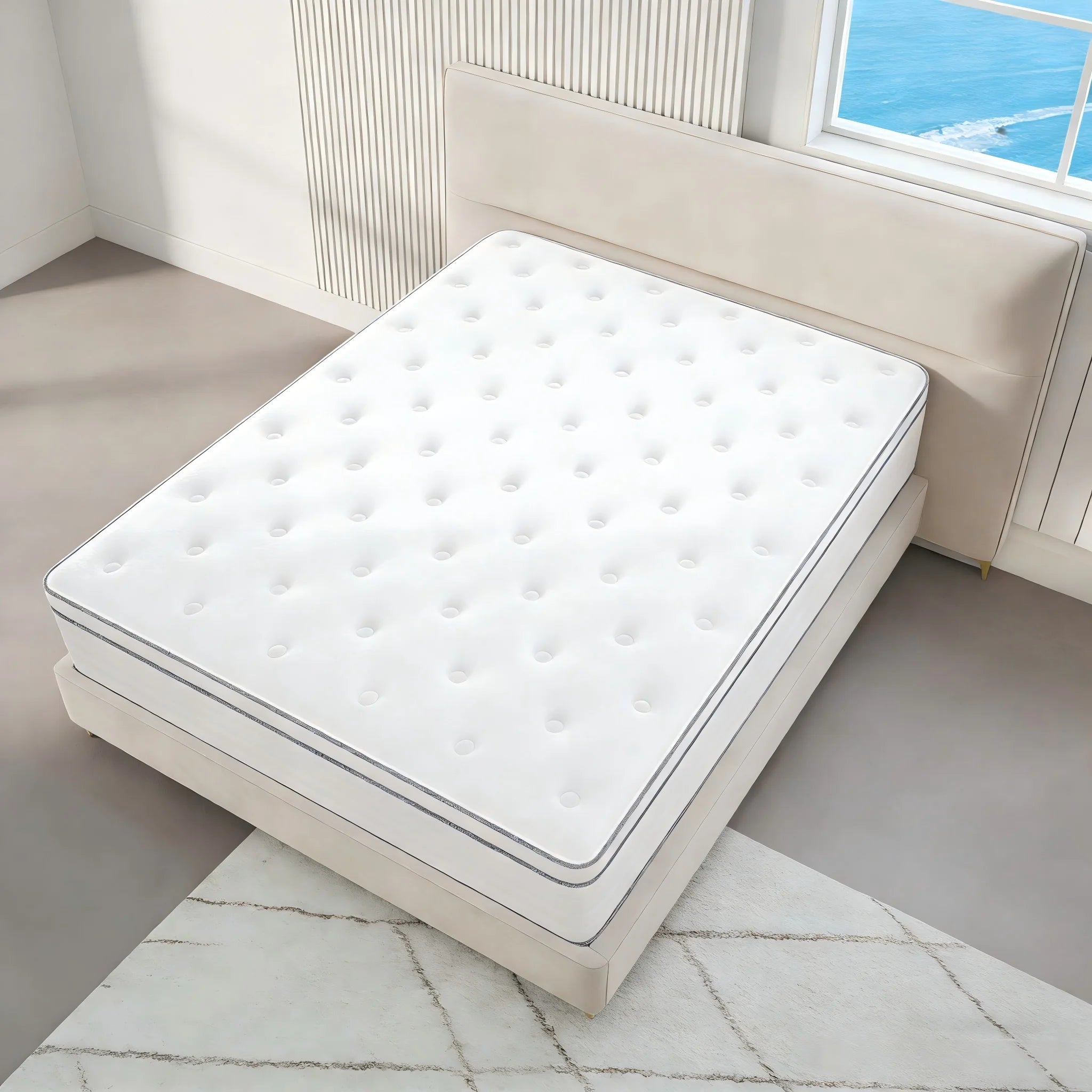 12-14 Inch Hybrid Mattress with Individual Pocket Springs Twin-Full-Queen-King