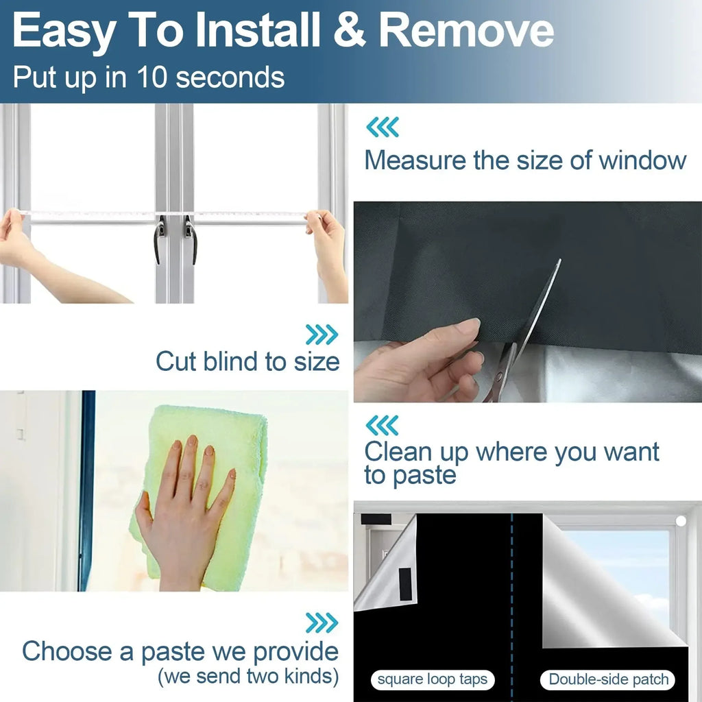 100% Blackout Window Cover