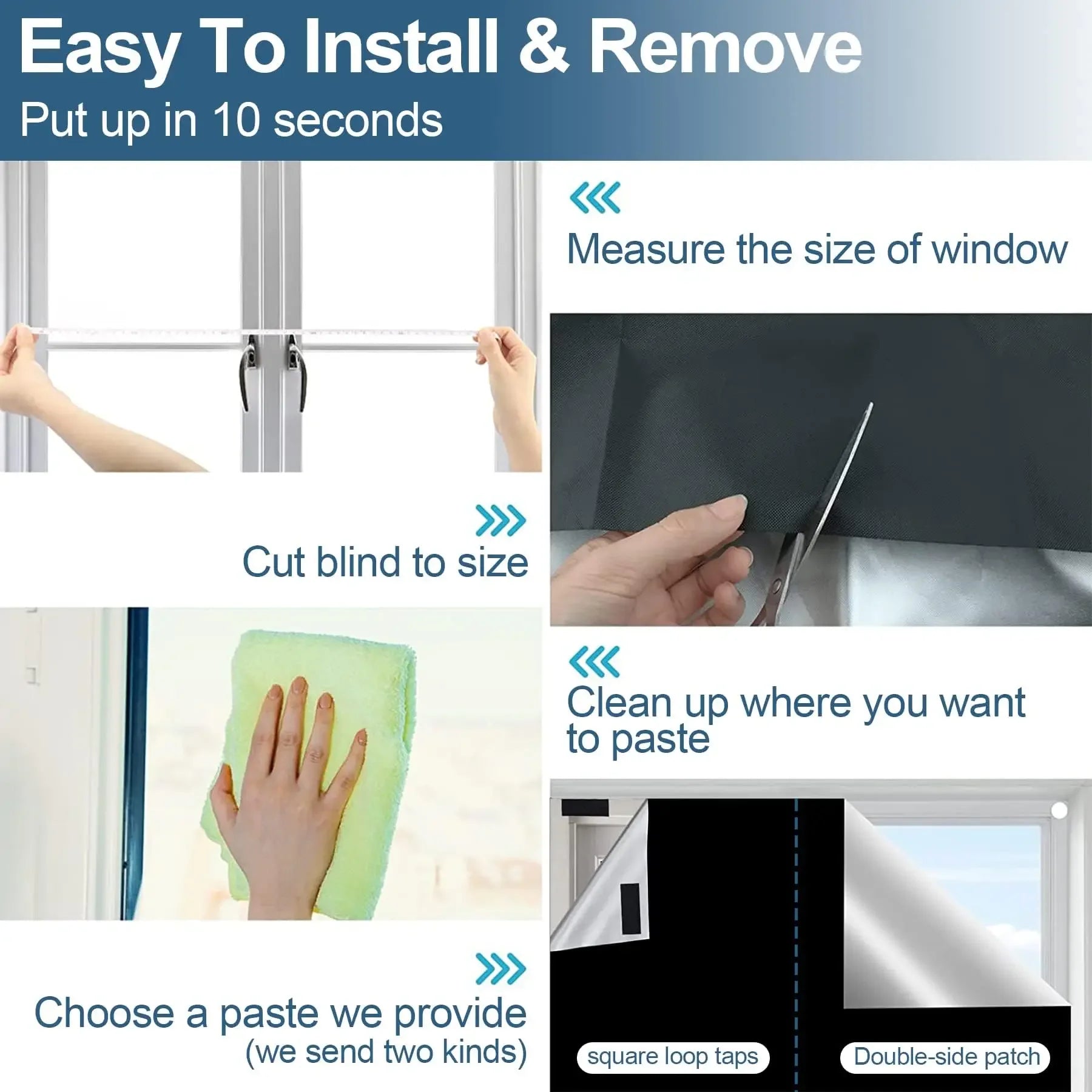 100% Blackout Window Cover