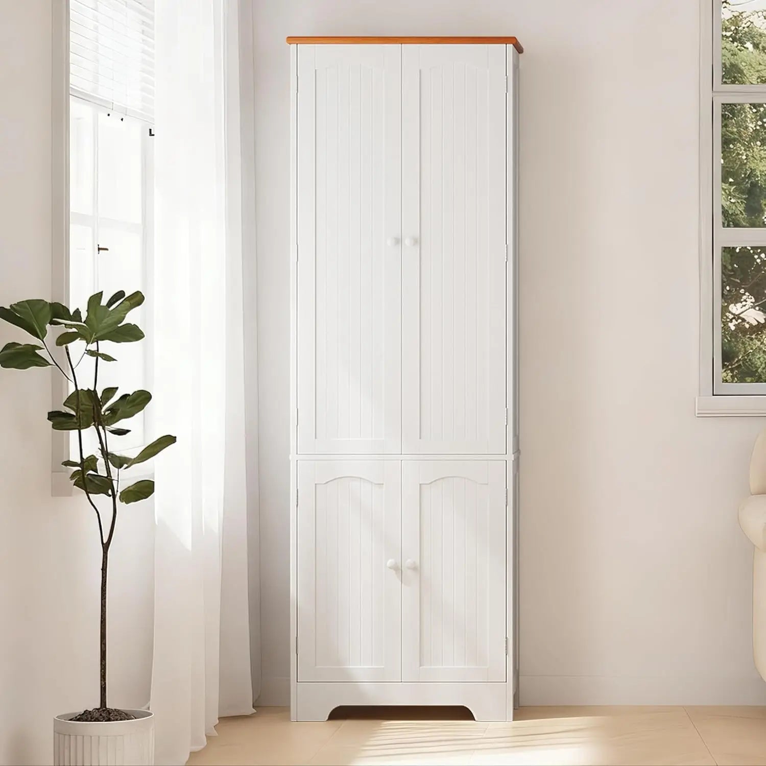 Wood Kitchen Storage Cabinet